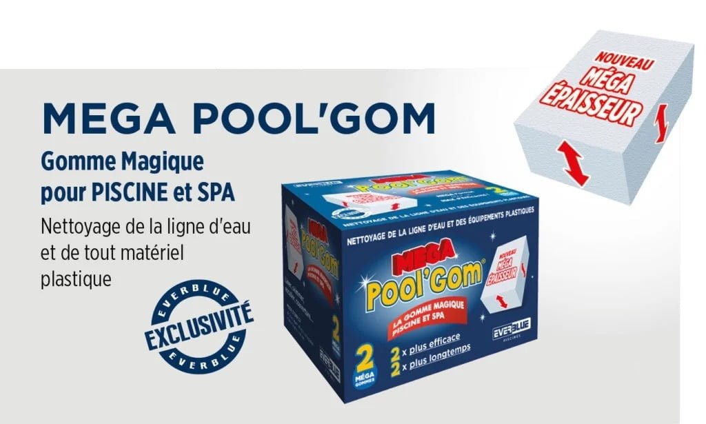 Gomme Magique pour PISCINE et SPA